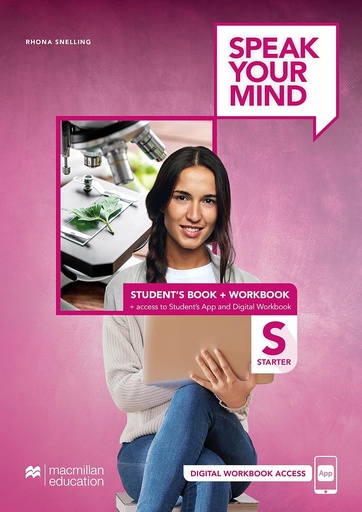 [9781380036650] SPEAK YOUR MIND STARTER SBK+WBK, ACCESS TO STUDENT'S APP & DIGITAL WBK