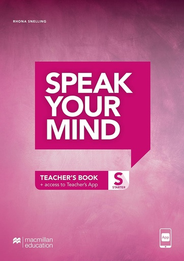 [9781380036674] SPEAK YOUR MIND STARTER TEACHER'S EDITION+ACCESS TO TEACHER'S APP