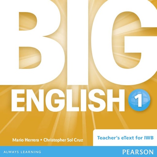 [9781447950516] BIG ENGLISH 1 TEACHER'S ETEXT FOR IWB (BR.ED)