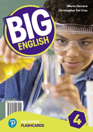 [9781292203249] BIG ENGLISH 4 FLASHCARDS (US.ED) (2ND ED)