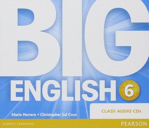 [9781447950974] BIG ENGLISH 6 CLASS AUDIO CDS (BR.ED)