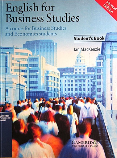 [052175285X] ENGLISH FOR BUSINESS STUDIES SBK (2ND ED)