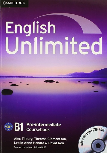 [9780521697774] ENGLISH UNLIMITED PRE-INTERMEDIATE CBK+E-PORTFOLIO