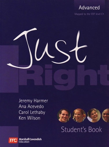 [9780462098913] JUST RIGHT ADVANCED SBK+ MINI-GRAMMAR & AUDIOSCRIPT
