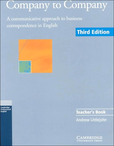 [0521654114] COMPANY TO COMPANY (TB)