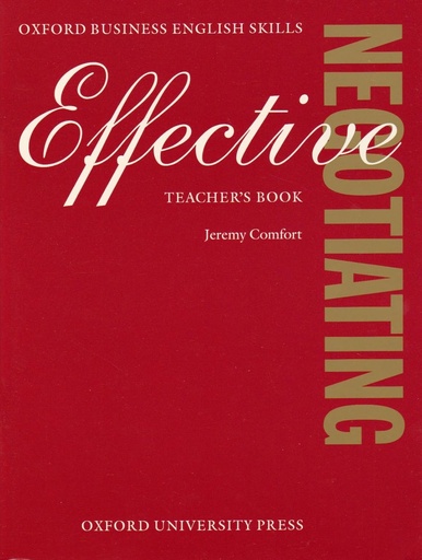 [019457248X] EFFECTIVE NEGOTIATING (TB)
