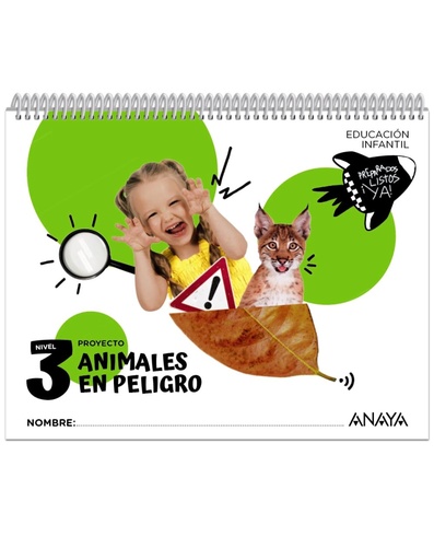 [9788414337288] ANIMALES EN PELIGRO. NIVEL 3