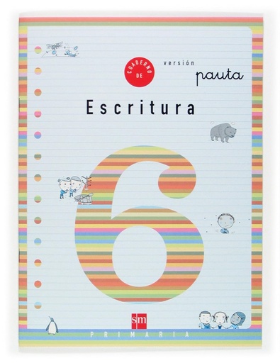 [8434882051] CUADERNO DE ESCRITURA 6 VERSION PAUTA