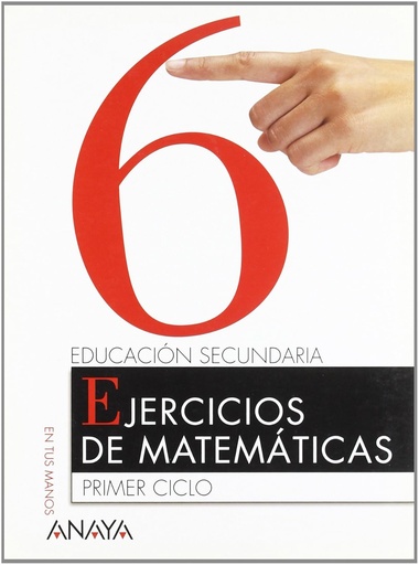 [9788466709248] EJERCICIOS DE MATEMATICAS 6 1°ESO