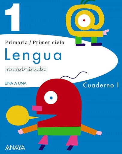 [9788467800302] LENGUA 1 CUADRICULA UNA A UNA CUADERNO 1