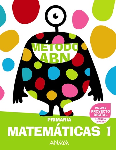 [9788469894439] MATEMATICAS 1 (METODO ABN)