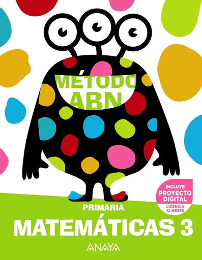 [9788469899946] MATEMATICAS 3 (METODO ABN)