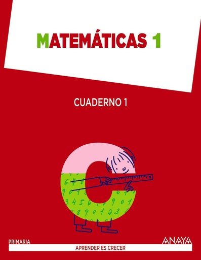 [9788467845426] MATEMATICAS EP1 CUADERNO 1 (APRENDER ES CRECER)