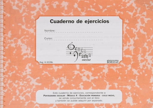 [9788480208253] PENTAGRAMA ESCOLAR 4  CD+ CUADERNO DE EJERCICIOS