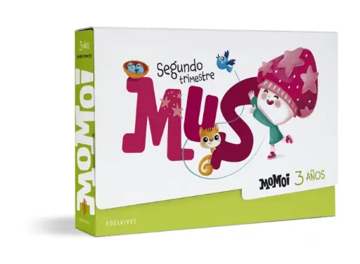 [9788414044322] PROYECTO MOMOI 3 ANOS SEGUNDO TRIMESTRE: MUS