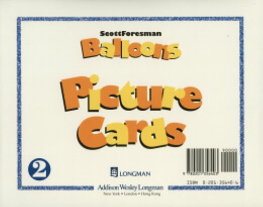 [0201356406] BALLOONS 2 PICTURE CARDS