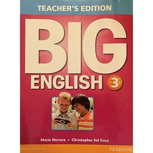 [9780133044096] BIG ENGLISH 3 TBK (US ED)