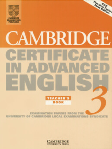 [0521797683] CAMBRIDGE CERTIFICATE IN ADVANCED ENGLISH 3 TBK