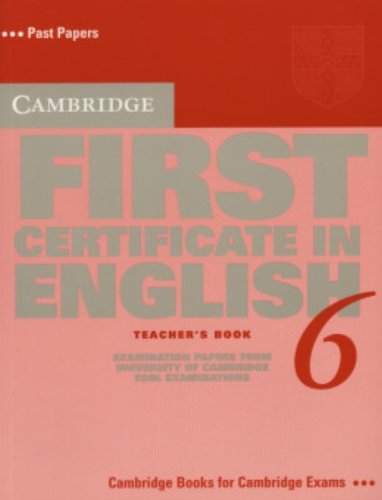 [0521754461] CAMBRIDGE FIRST CERTIFICATE IN ENGLISH 6 TBK