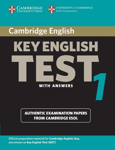 [0521528097] CAMBRIDGE KEY ENGLISH TEST 1 TBK