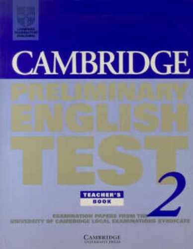 [052158731X] CAMBRIDGE PRELIMINARY ENGLISH TEST 2 TBK