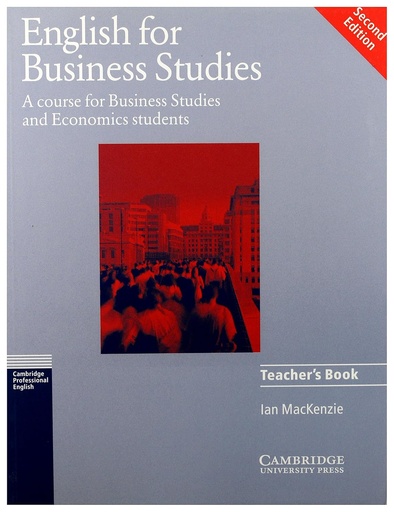 [0521752868] ENGLISH FOR BUSINESS STUDIES TBK (2ND ED)
