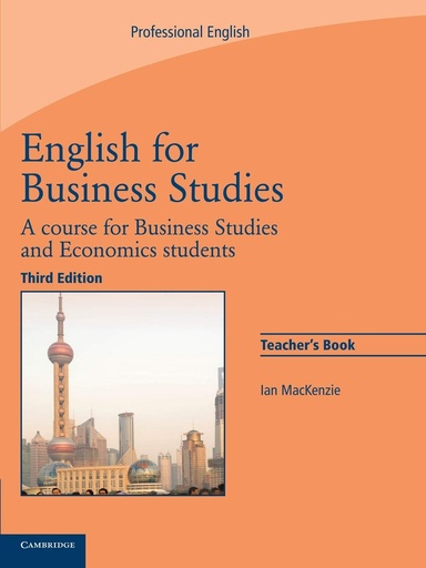 [9780521743426] ENGLISH FOR BUSINESS STUDIES TBK (3RD ED)