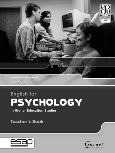 [9781859644478] ENGLISH FOR PSYCHOLOGY TBK