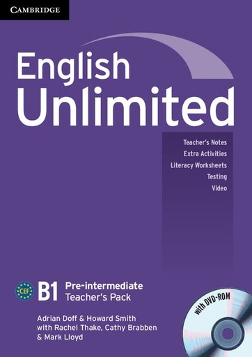 [9780521697804] ENGLISH UNLIMITED PRE-INTERMEDIATE TBK+DVD-ROM
