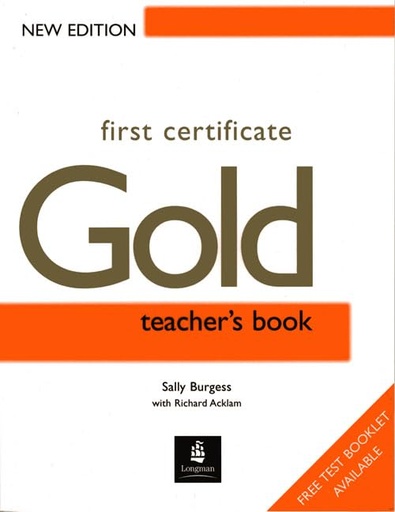 [0582429684] FIRST CERTIFICATE GOLD (TB)