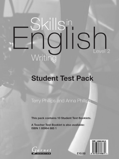 [9781859648841] SKILLS IN ENGLISH 2 WRITING STUDENT TEST