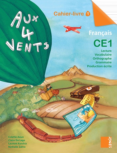 [9789953313849] AUX 4 VENTS CE1 CAHIER-LIVRE 1