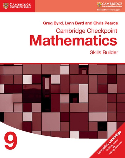 [9781316637401] CAMBRIDGE CHECKPOINT MATHEMATICS 9 SKILLS BUILDER WBK