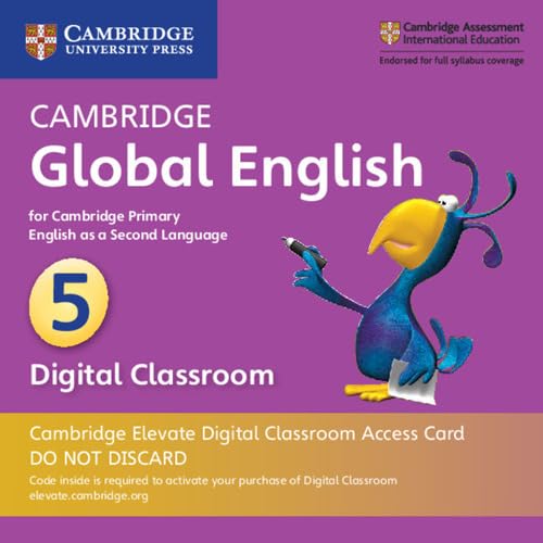 [9781108703598] CAMBRIDGE GLOBAL ENGLISH 5 CAMBRIDGE ELEVATE DIGITAL CLASSROOM ACCESS CARD (1 YEAR)