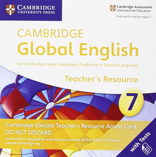 [9781108702782] CAMBRIDGE GLOBAL ENGLISH STAGE 7 TEACHER'S RESOURCE CD-ROM (N.E)
