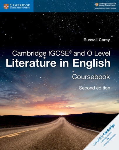 [9781108439916] CAMBRIDGE IGCSE & O LEVEL LITERATURE IN ENGLISH CBK (2ND ED)