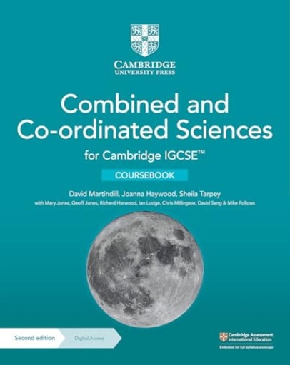 [9781009311281] CAMBRIDGE IGCSE COMBINED & CO-ORDINATED SCIENCES CBK+DIGITAL ACCESS (2 YEARS) (2ND ED)