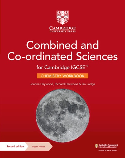 [9781009311335] CAMBRIDGE IGCSE COMBINED & CO-ORDINATED SCIENCES CHEMISTRY WBK+DIGITAL ACCESS (2 YEARS) (2ND ED)