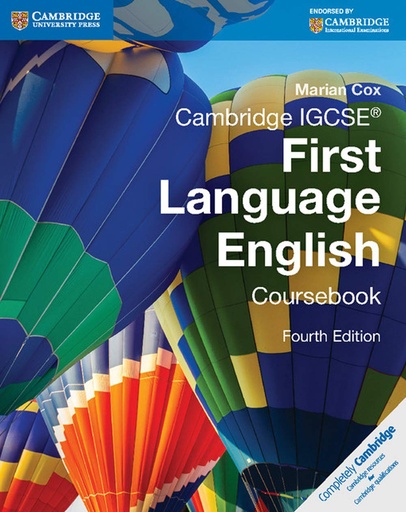 [9781107657823] CAMBRIDGE IGCSE FIRST LANGUAGE ENGLISH CBK (4TH ED)
