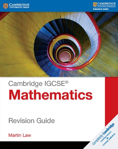[9781107611955] CAMBRIDGE IGCSE MATHEMATICS REVISION GUIDE