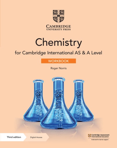 [9781108859059] CAMBRIDGE INTERNATIONAL AS & A LEVEL CHEMISTRY WBK+DIGITAL ACCESS (2 YEARS) (3RD ED)