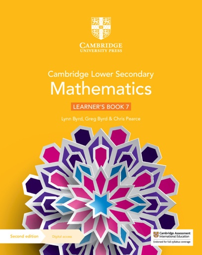 [9781108771436] CAMBRIDGE LOWER SECONDARY MATHEMATICS 7 LEARNER'S BOOK+DIGITAL ACCESS (1 YEAR) (2ND ED)