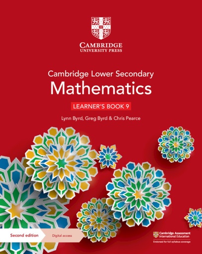 [9781108783774] CAMBRIDGE LOWER SECONDARY MATHEMATICS 9 LEARNER'S BOOK+DIGITAL ACCESS (1 YEAR) (2ND ED)