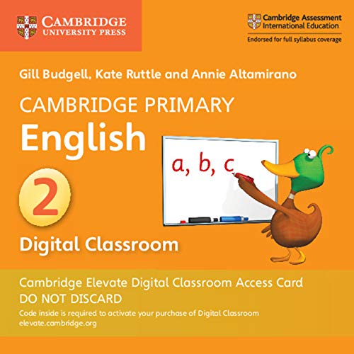 [9781108709118] CAMBRIDGE PRIMARY ENGLISH STAGE 2 CAMBRIDGE ELEVATE DIGITAL CLASSROOM ACCESS CARD (1 YEAR)