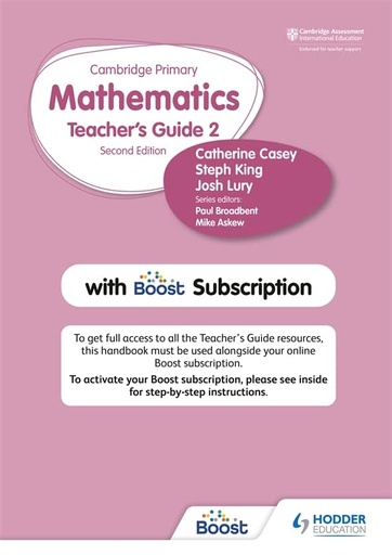 [9781398300798] CAMBRIDGE PRIMARY MATHEMATICS 2 TEACHER'S GUIDE+BOOST SUBSCRIPTION (2ND ED)