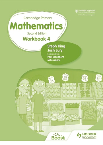 [9781398301207] CAMBRIDGE PRIMARY MATHEMATICS 4 WBK (2ND ED)