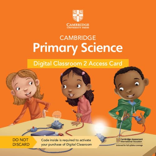 [9781108925532] CAMBRIDGE PRIMARY SCIENCE 2 DIGITAL CLASSROOM ACCESS CARD (1 YEAR SITE LICENCE) (2ND ED)