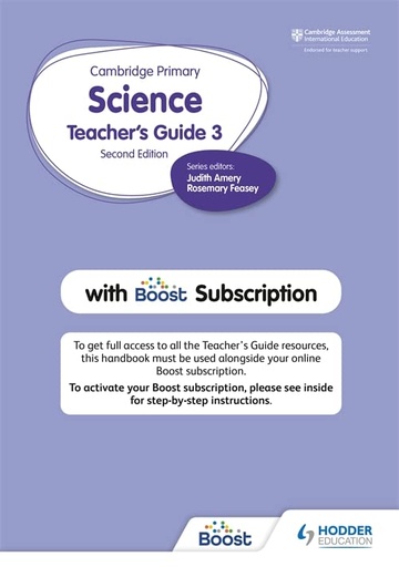 [9781398300866] CAMBRIDGE PRIMARY SCIENCE 3 TEACHER'S GUIDE+BOOST SUBSCRIPTION (2ND ED)