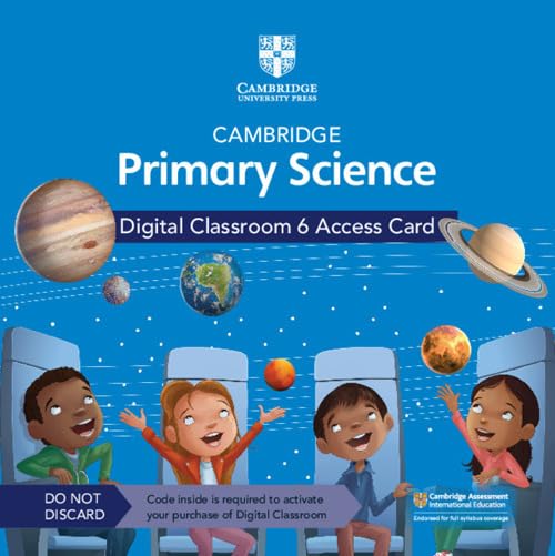 [9781108925624] CAMBRIDGE PRIMARY SCIENCE 6 DIGITAL CLASSROOM ACCESS CARD (1 YEAR SITE LICENCE) (2ND ED)