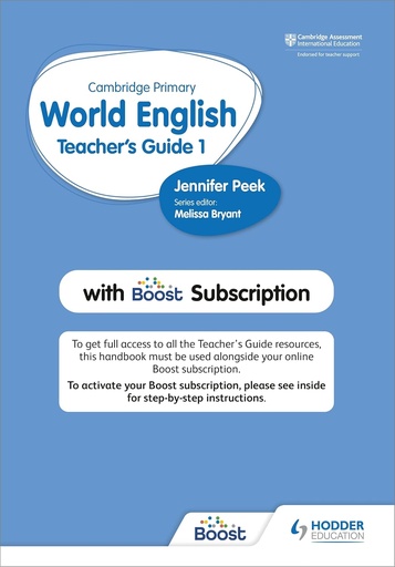 [9781510468108] CAMBRIDGE PRIMARY WORLD ENGLISH 1 TEACHER'S GUIDE+BOOST SUBSCRIPTION